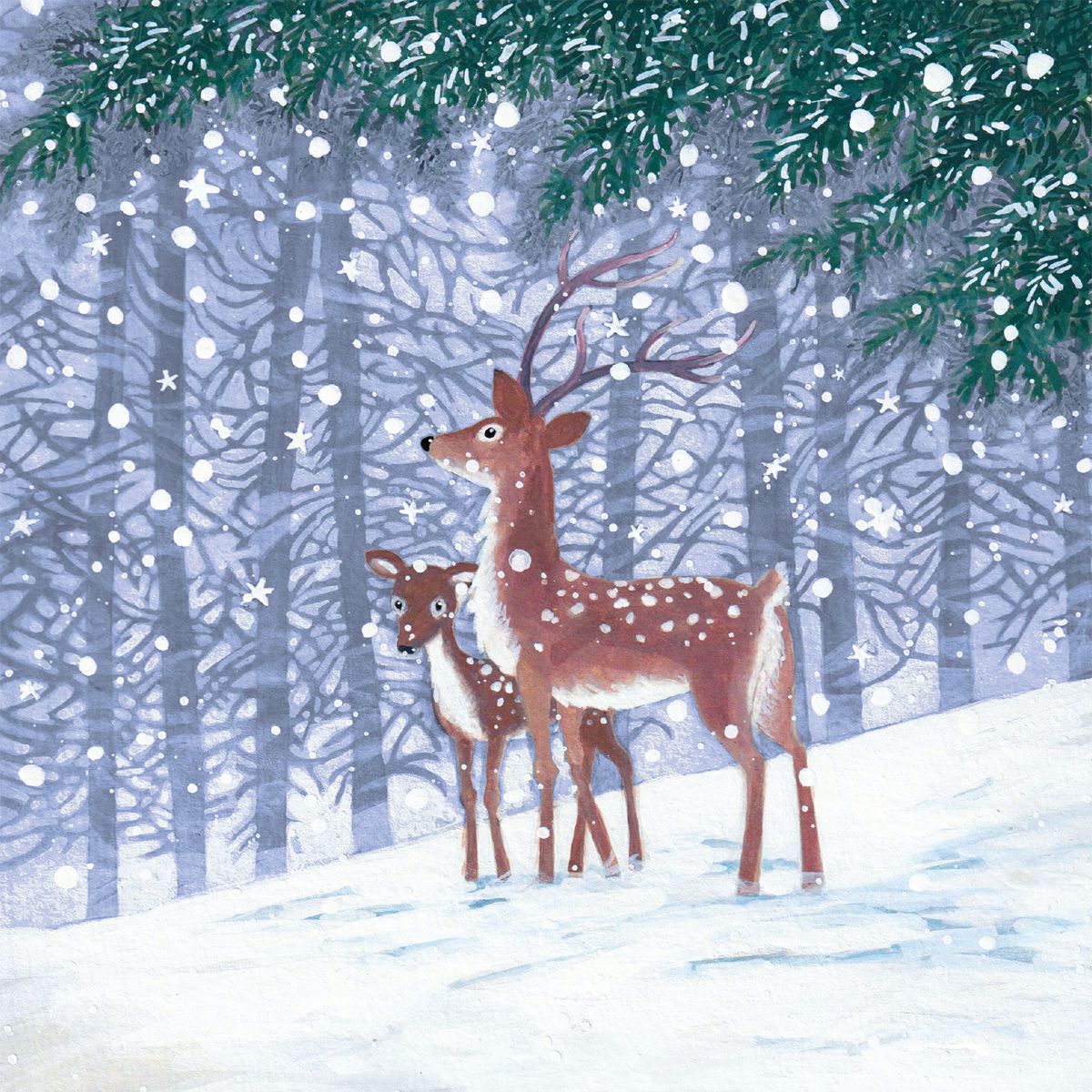 Morning Snow by Annabel Spencely Box of 20 Christmas Cards
