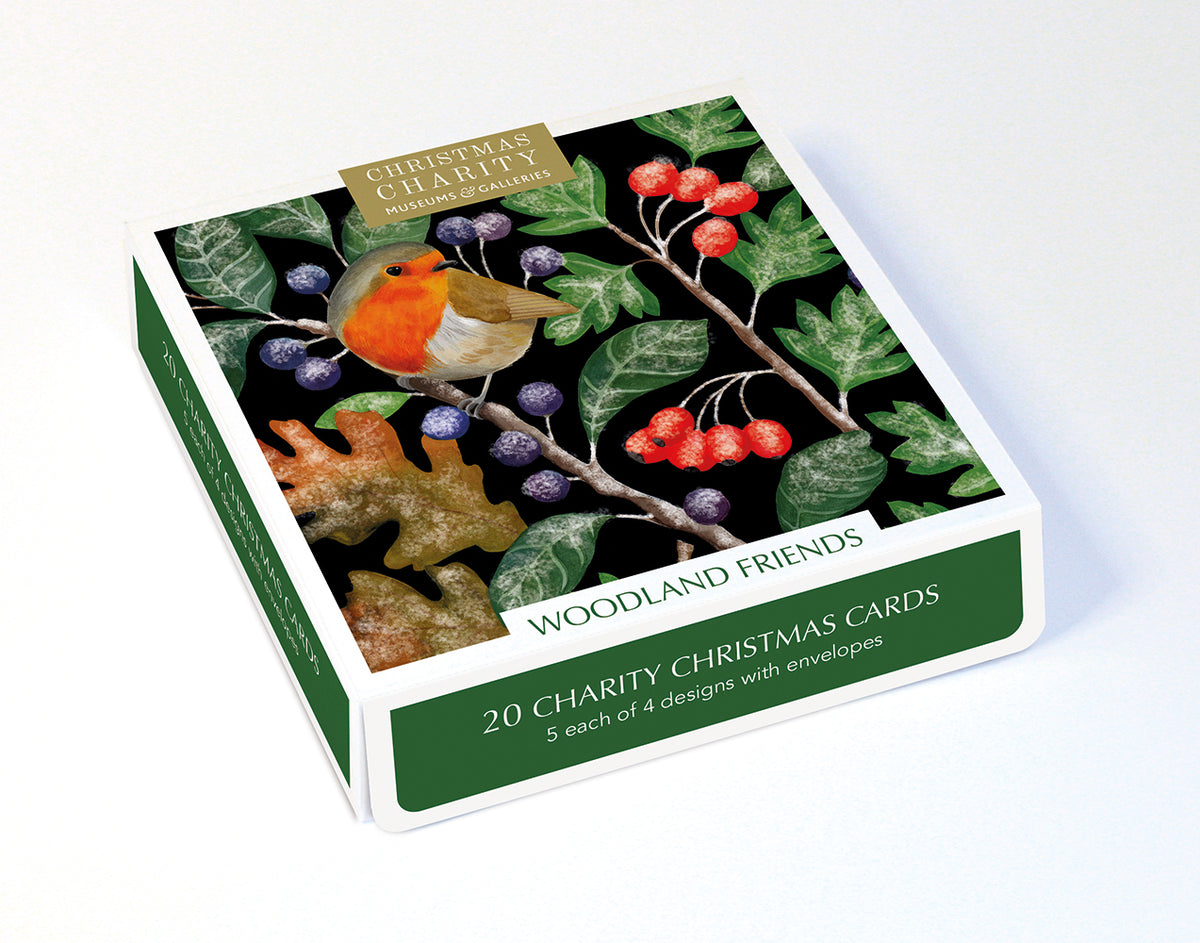 Woodland Friends by Bex Parkin Box of 20 Charity Christmas Cards - Bee's Emporium