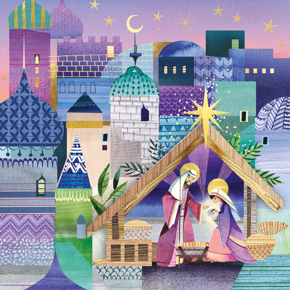 Following the Star Box of 20 Charity Christmas Cards - Bee's Emporium