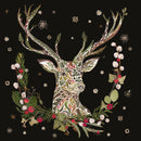 Wild Press Wild Wreaths by Helen Ahpornsiri Box of 20 Christmas Charity Cards