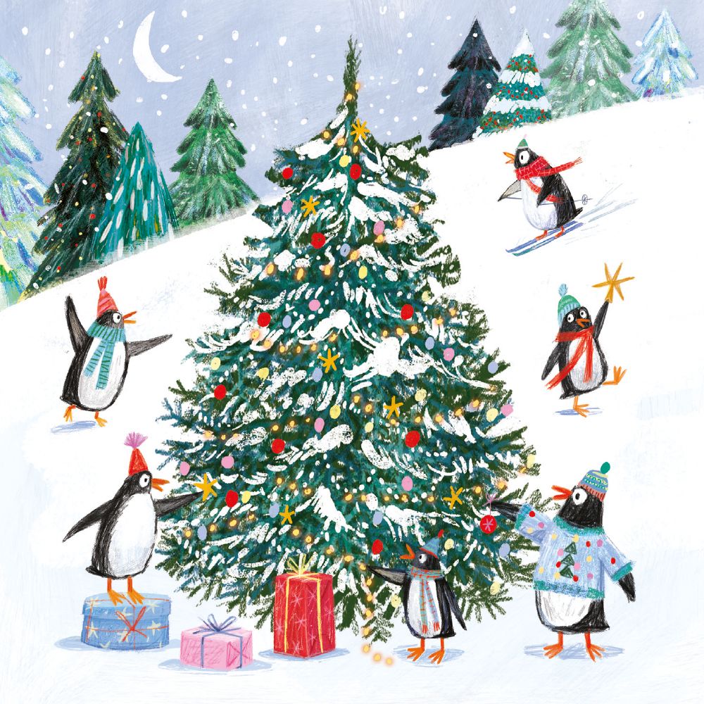 Magical Christmas by Ag Jatkowska Box of 20 Christmas Charity Cards - Bee's Emporium