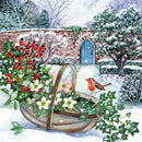 Snowy Garden by Lucy Grossmith Box of 20 Christmas Charity Cards