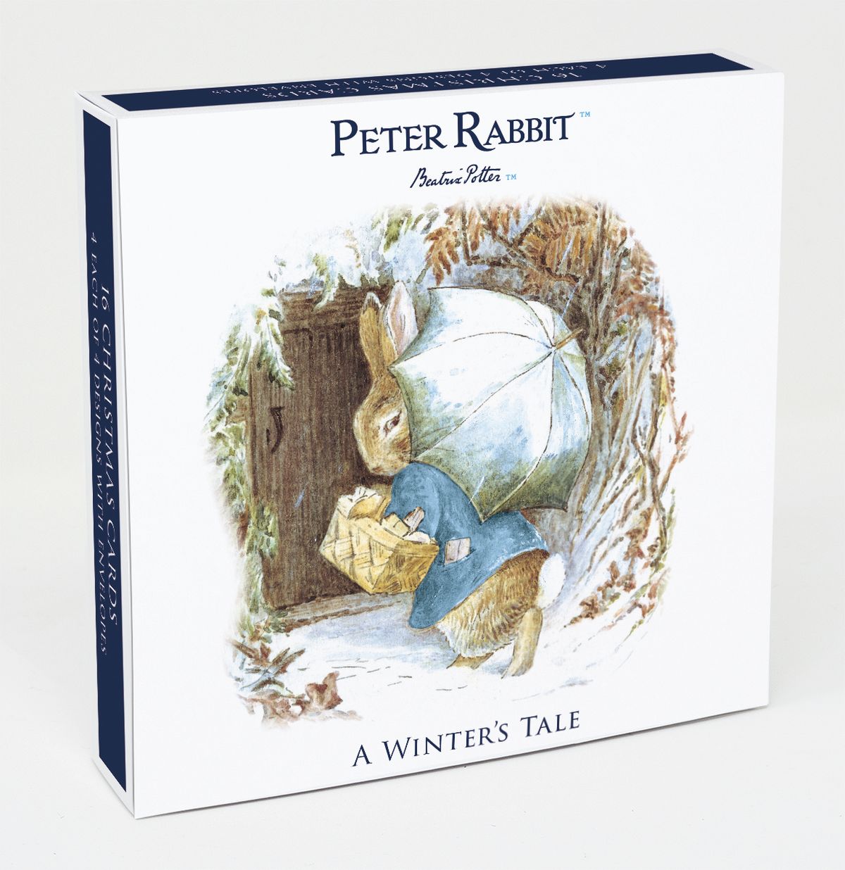 Peter Rabbit A Winter's Tale by Beatrix Potter Box of 16 Christmas Cards