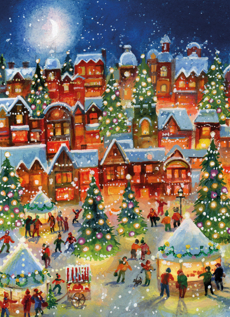 Christmas Lights by Jim Mitchell Pack of 8 Christmas Cards