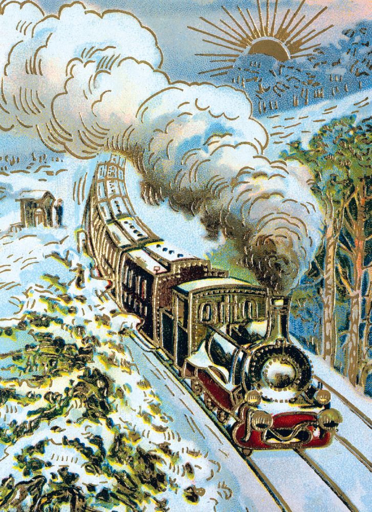 The Christmas Express Pack of 8 Christmas Cards