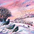 Winter Murmurations by Lucy Grossmith Pack of 5 Christmas Cards