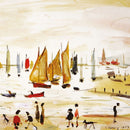 L.S Lowry Set of 8 Square Notecards Wallet - Bee's Emporium