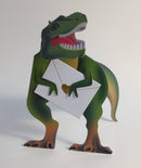 Rex Dinosaur 3D Greeting Card with Envelope