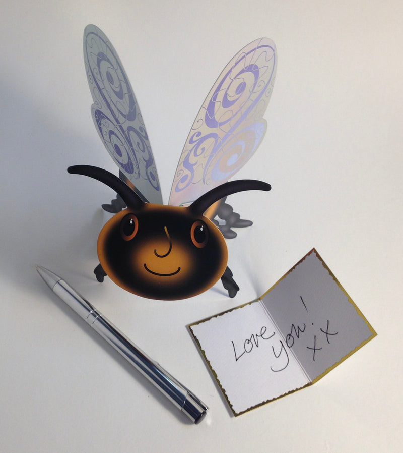 Billy B Bumblebee 3D Greeting Card with Envelope