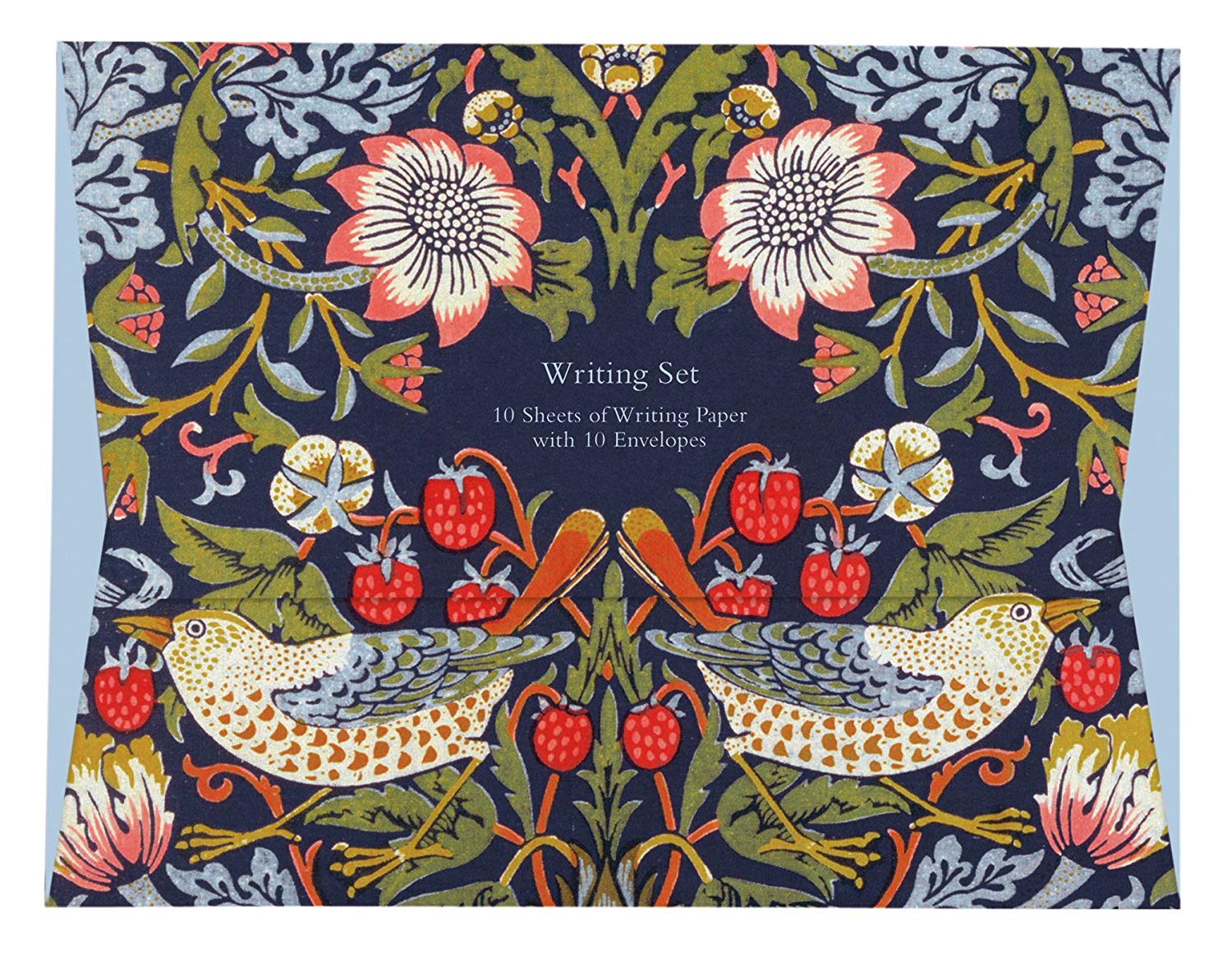 Strawberry Thief Writing Paper Sheet with Envelopes - Bee's Emporium
