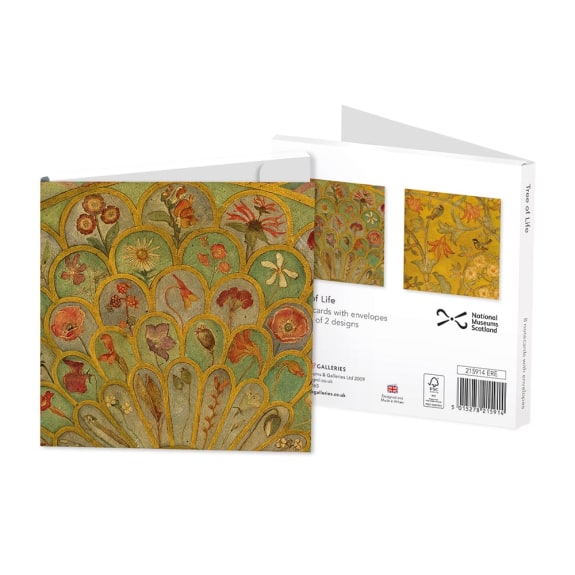 Tree of Life Square Set of 8 Art Notecards Wallet