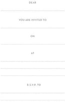 Wild Rose Pack of 10 Invitation Cards