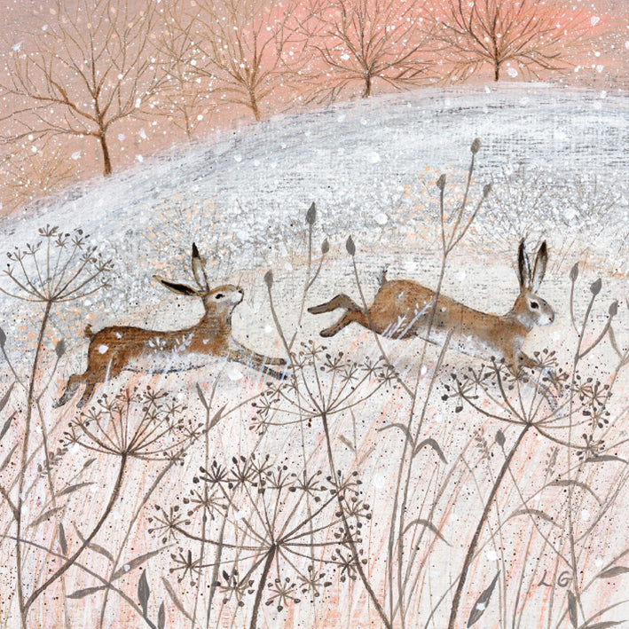 Snow Flurry by Lucy Grossmith Pack of 8 Charity Christmas Cards