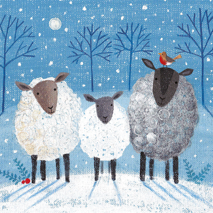 Christmas Bleatings by Jo Cave Pack of 8 Charity Christmas Cards