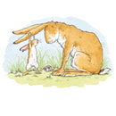 Guess How Much I Love You Blank Greeting Card with Envelope