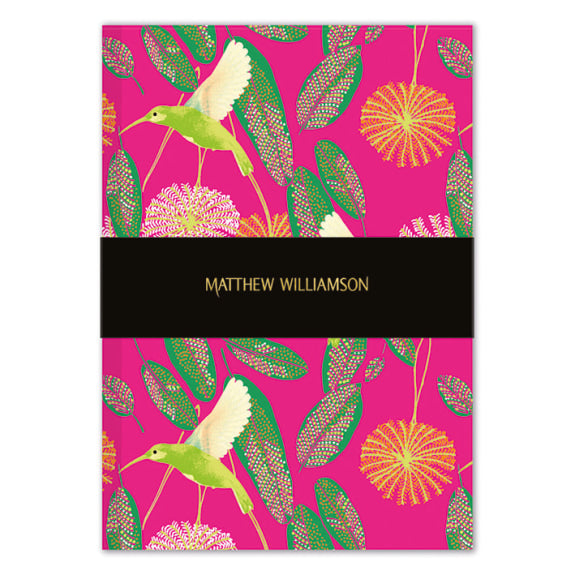 Matthew Williamson Hummingbirds Deluxe Notebook - Bee's Emporium