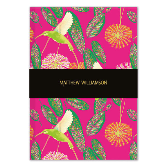 Matthew Williamson Hummingbirds Deluxe Notebook