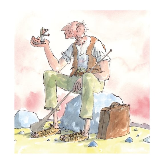 The BFG Blank Greeting Card with Envelope