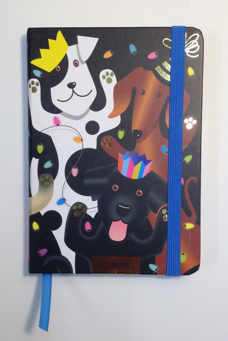Party Dogs Lined Journal