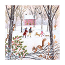 Winter Wood Walk by Lucy Grossmith Pack of 8 Christmas Cards