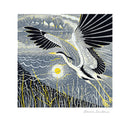 At Full Stretch by Annie Soudain Blank Greeting Card with Envelope