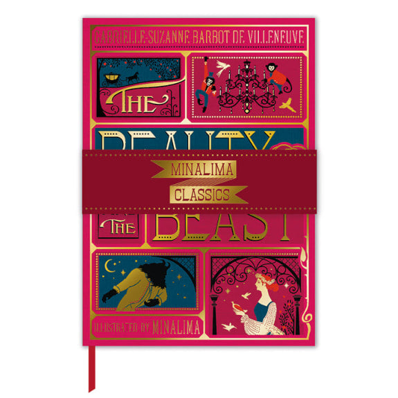 Minalima Beauty and the Beast Deluxe Book Cover Journal