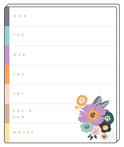 The Art File Weekly Planner - Floral Pop - Bee's Emporium