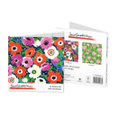 Sarah Campbell Designs Floral Textiles Square Set of 8 Art Notecards Wallet