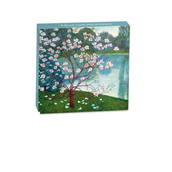 Magnolia - Wilhelm List Mini Square Set of 8 Notecards Wallet - Bee's Emporium