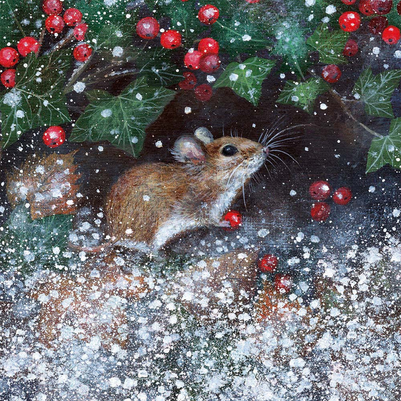 Winter Mouse by Lucy Grossmith Pack of 8 Christmas Cards