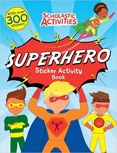 Superhero Sticker Activity Book (Scholastic Activities) [Paperback] [Apr 03, 2014] Meredith, Samantha - Bee's Emporium
