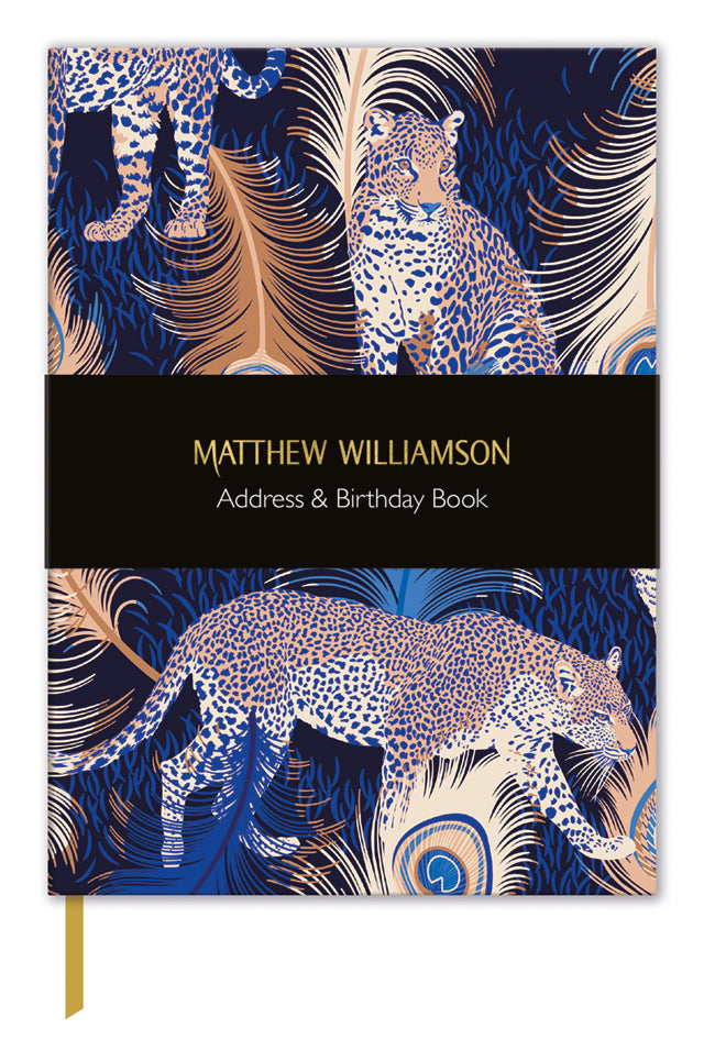 Matthew Williamson Leopards Address & Birthday Book - Bee's Emporium