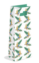 Bringing Home the Christmas Tree Christmas Bottle Bag