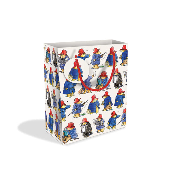Paddington Bear Medium Luxury Gift Bag with Gift Tag - Bee's Emporium