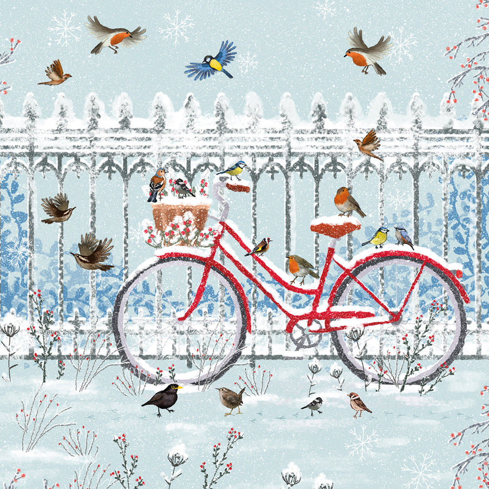 Snowy Village Box of 16 Charity Christmas Cards