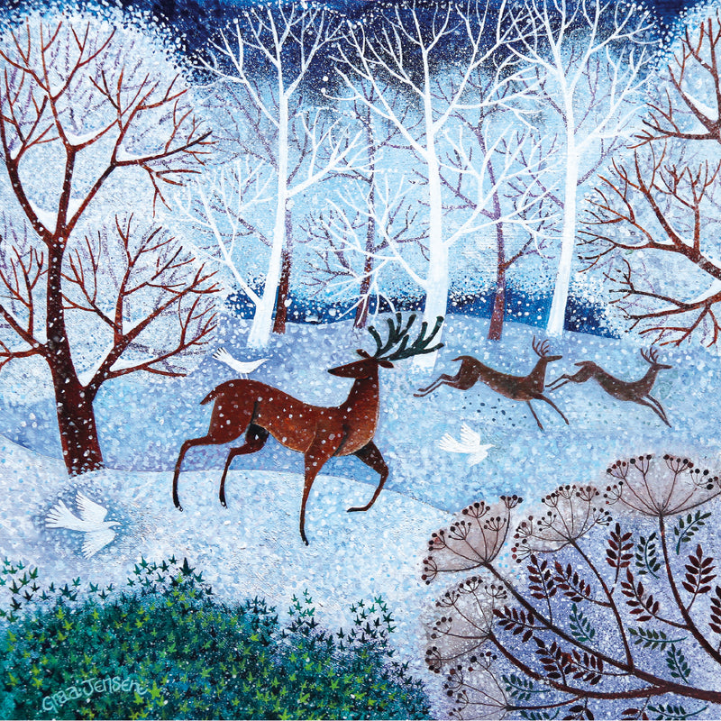 Winter Forest by Lisa Graa Jensen Pack of 5 Charity Christmas Cards