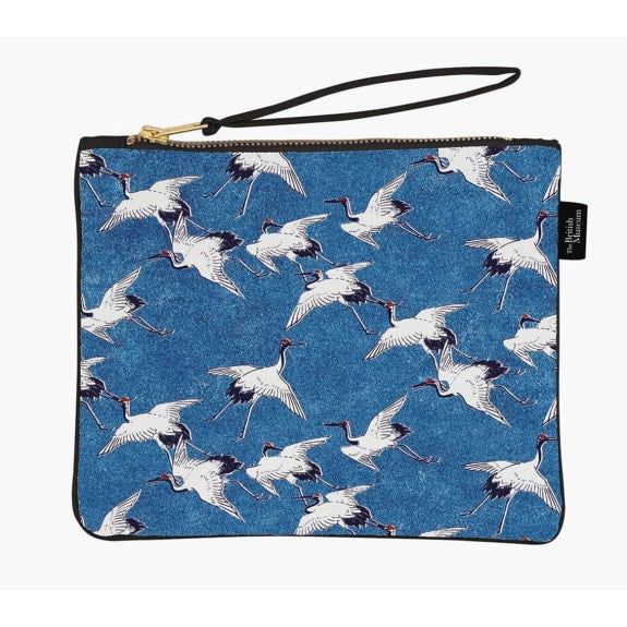 The British Museum Cranes in Flight Pouch Bag