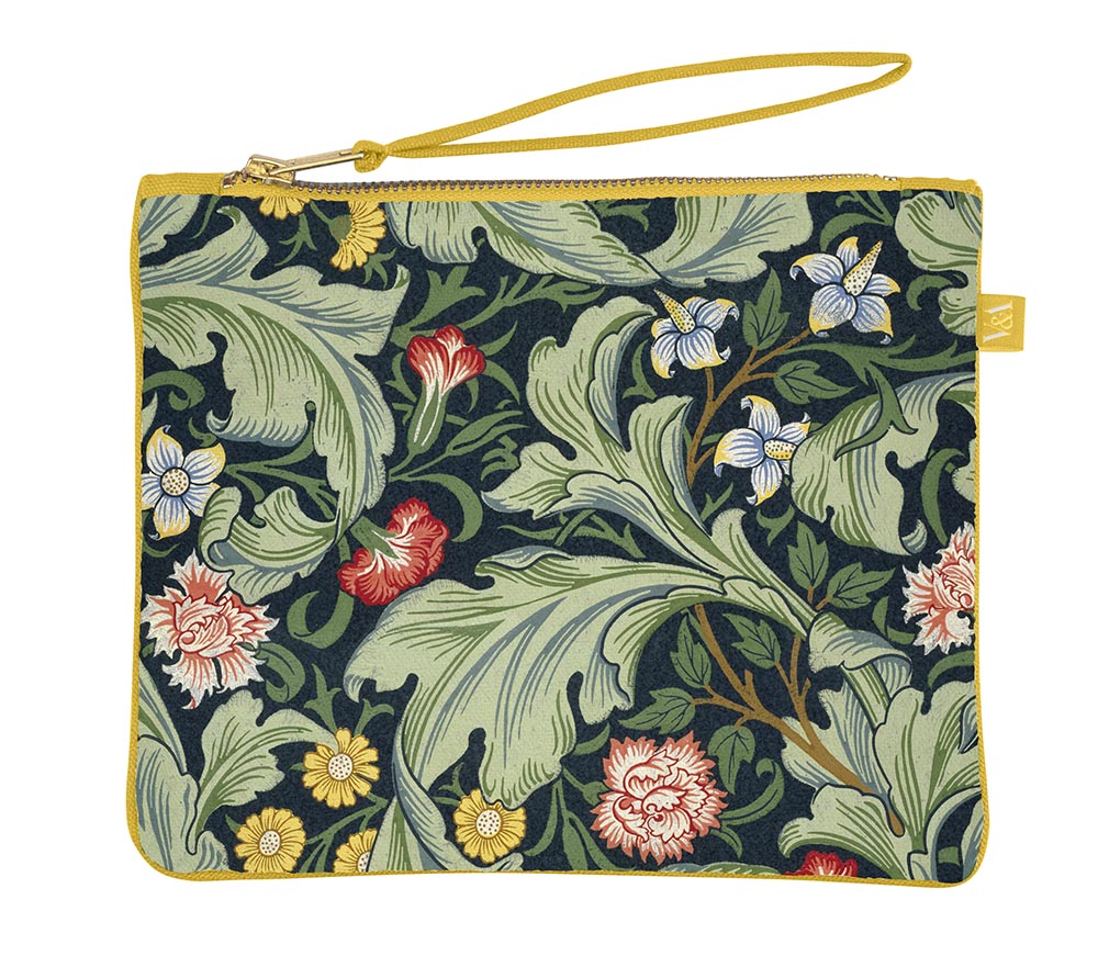 V&A Leicester Wallpaper Pouch Bag - Bee's Emporium