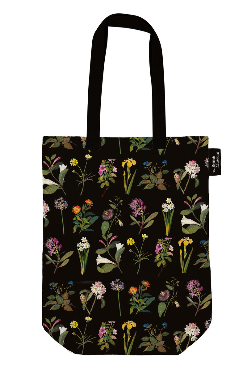 The British Museum Delany Flowers Organic Cotton Tote Bag