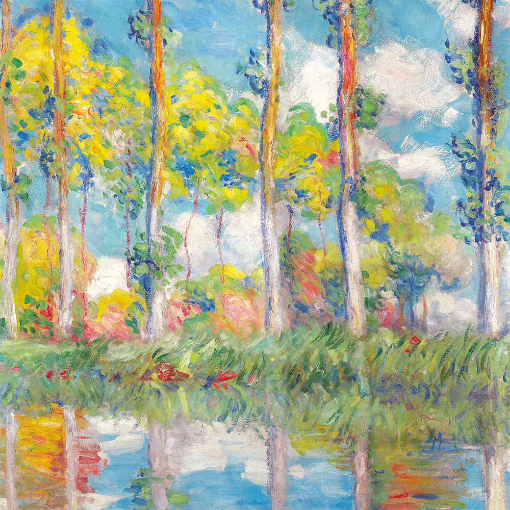 Claude Monet - Reflections 8 Square Notecards Wallet - Bee's Emporium