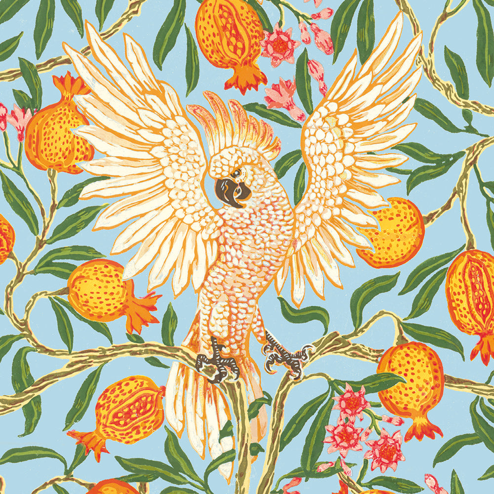 V&A Walter Crane Birds 8 Square Notecards Wallet - Bee's Emporium