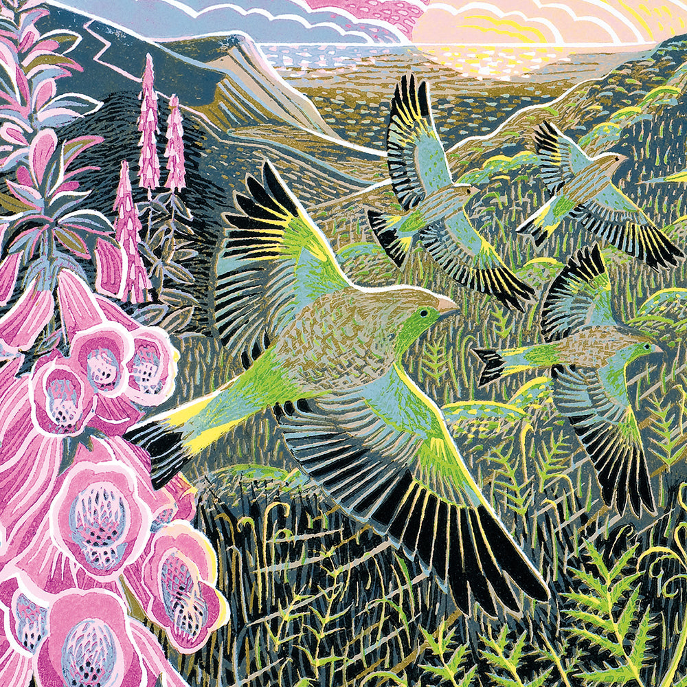 Morning Sunrise by Annie Soudain 8 Square Notecards Wallet - Bee's Emporium