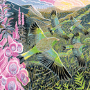 Morning Sunrise by Annie Soudain 8 Square Notecards Wallet