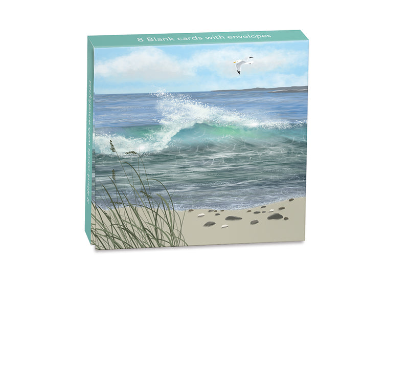 Seagull at High Tide by Carla Vize Martin 8 Mini Notecards Wallet
