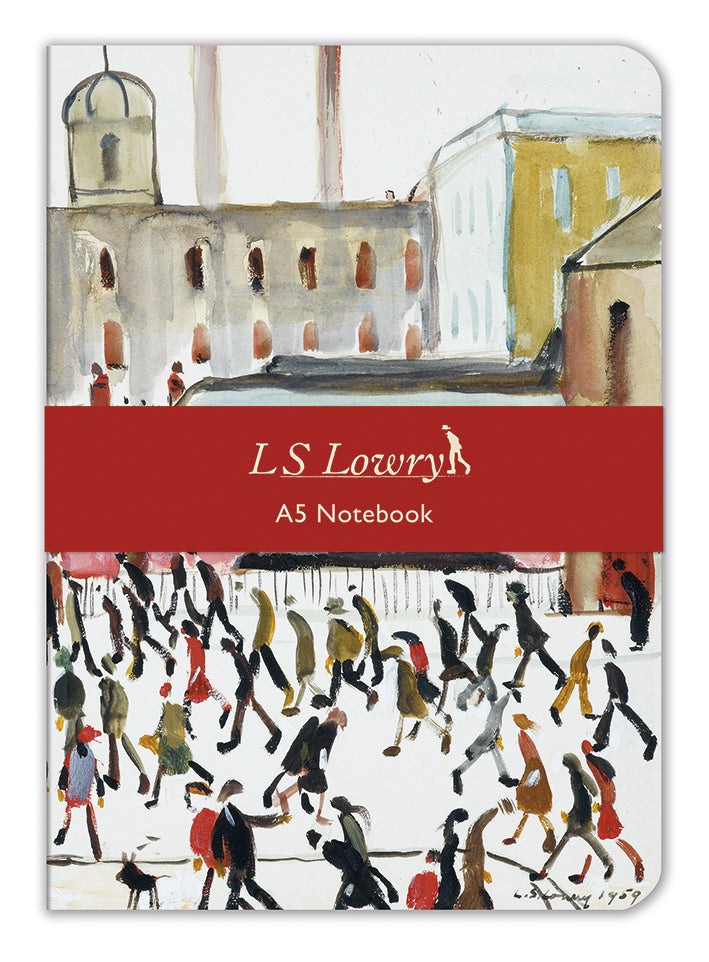 L.S. Lowry Going to Work A5 Notebook
