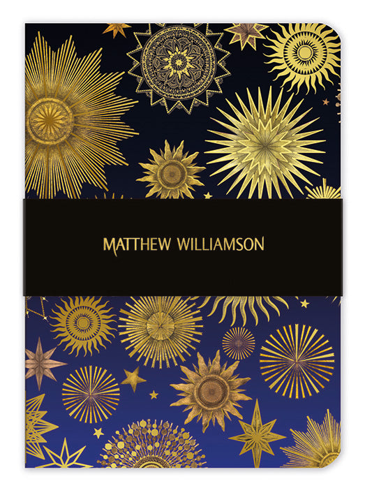 Matthew Williamson Stardust Luxury A5 Notebook - Bee's Emporium
