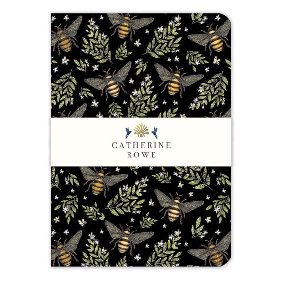 Catherine Rowe Bees A5 Notebook - Bee's Emporium