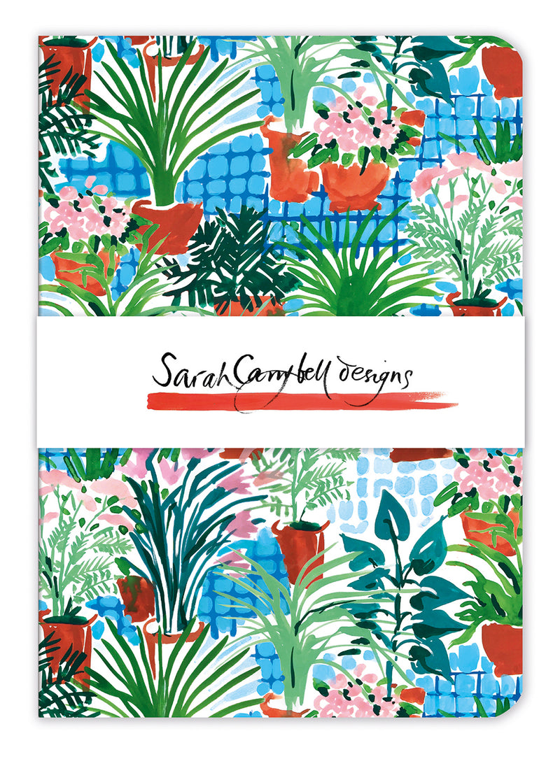 Sarah Campbell Designs Glasshouse Gardener A5 Notebook