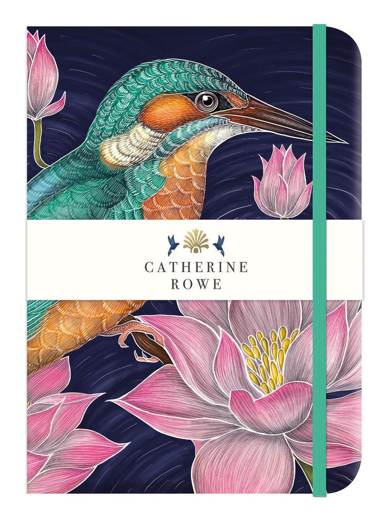 Kingfisher by Catherine Rowe Lined Journal