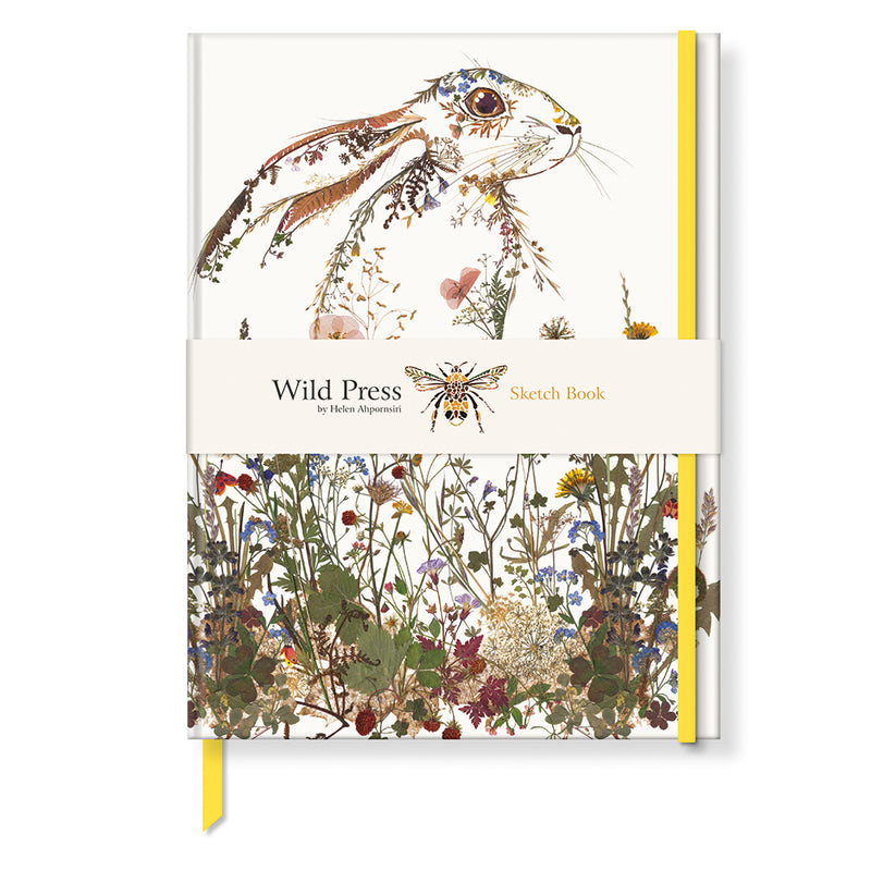 Wild Press by Helen Ahpornsiri - Wildflower Hare Sketch Book